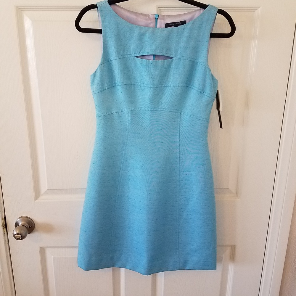 Beautiful Aqua Dress by David Meister